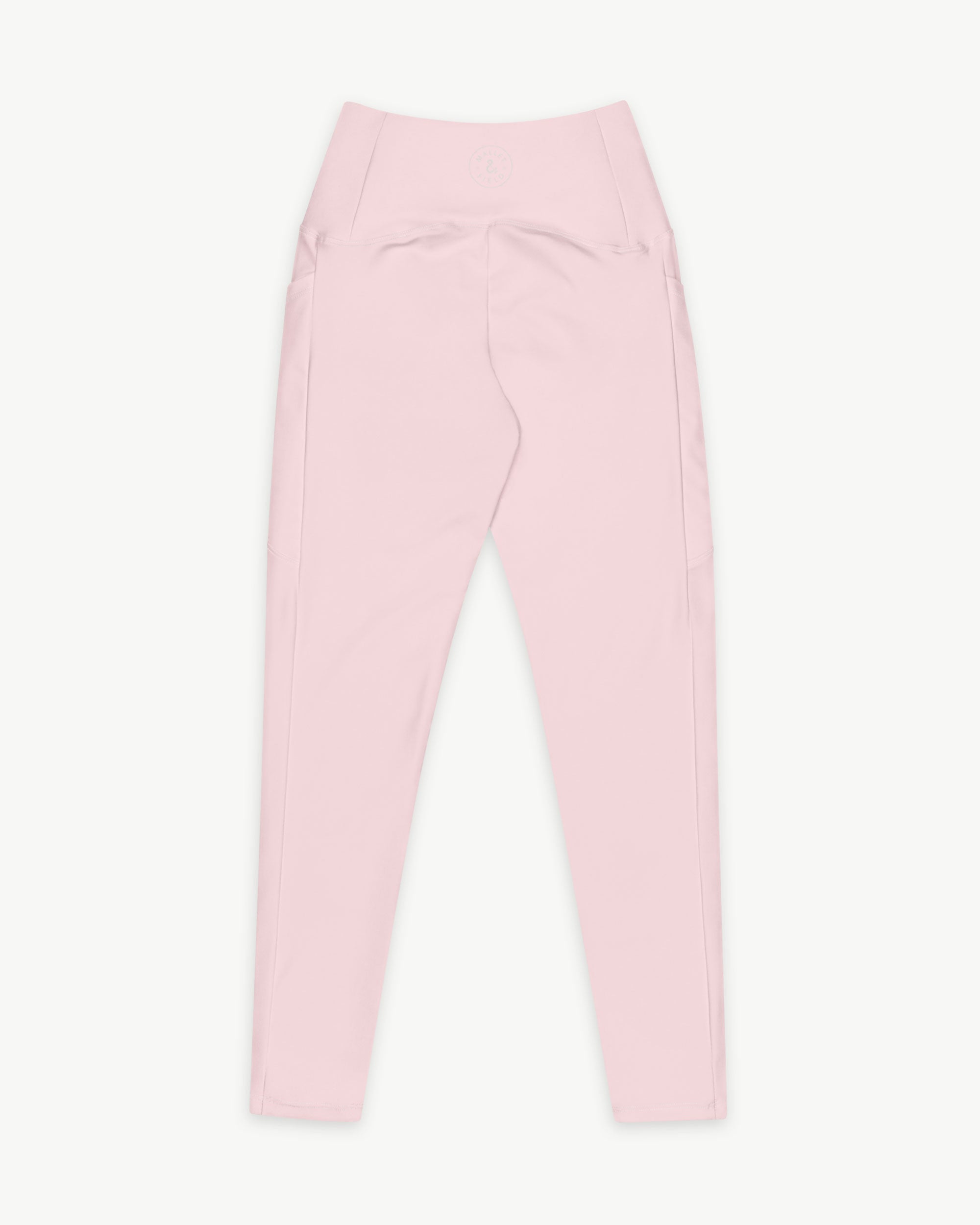 Mallet-and-Field-circle-logo-crossover-leggings-with-pockets-pale-pink-back.jpg